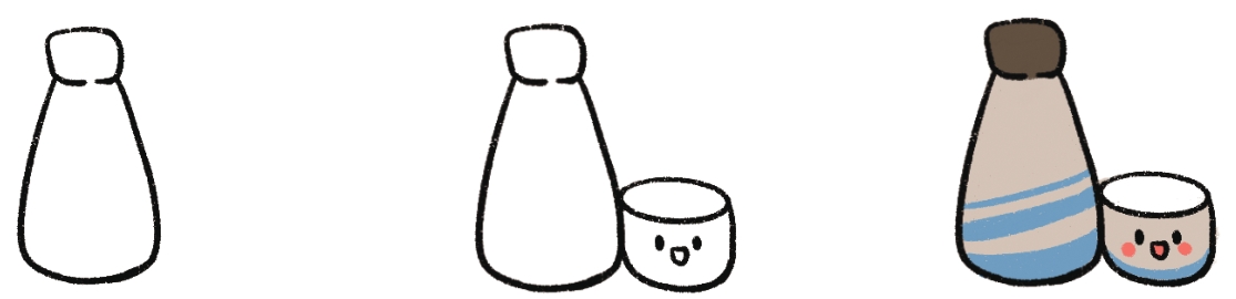 饮品简笔画