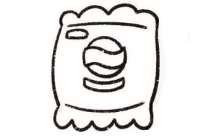 薯片简笔画