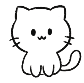 橘猫简笔画