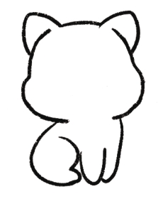 狸花猫简笔画