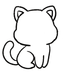 狸花猫简笔画