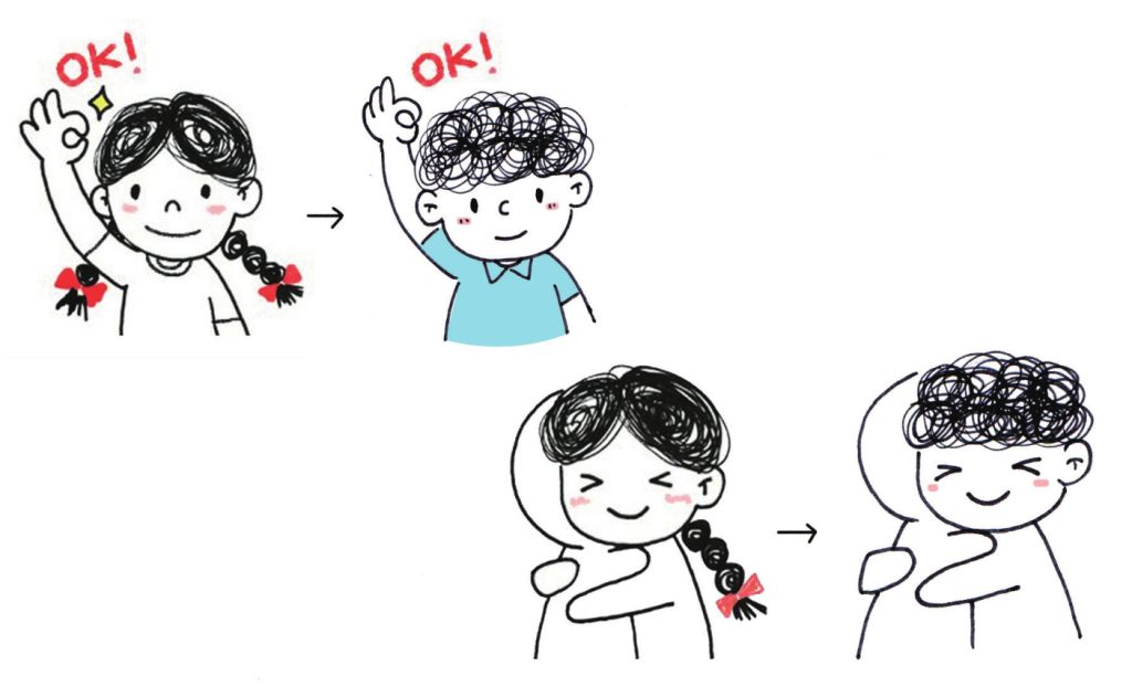 人物表情简笔画