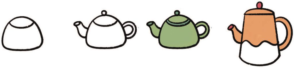 茶壶简笔画