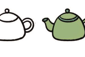 茶壶简笔画