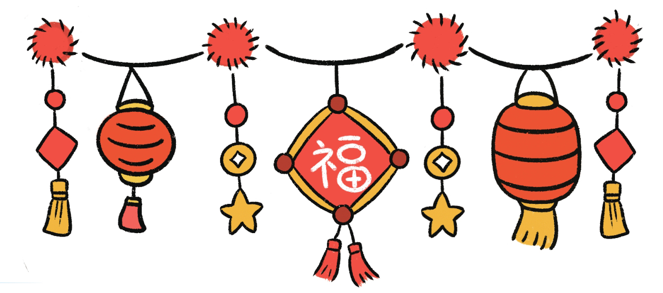 春节简笔画