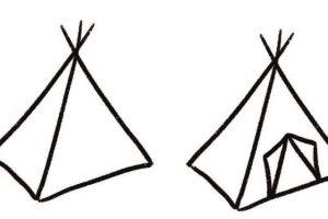 帐篷简笔画