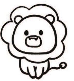 狮子简笔画