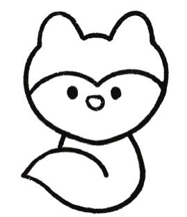 狐狸简笔画
