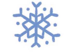 雪花简笔画