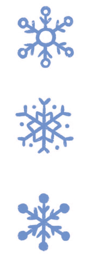 雪花简笔画