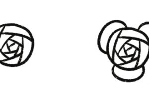 玫瑰花简笔画