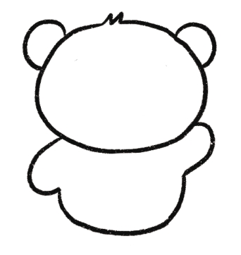 熊猫简笔画