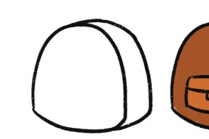 背包简笔画