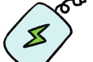 充电宝简笔画