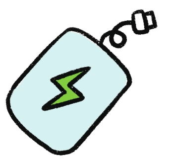 充电宝简笔画