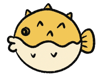 河豚简笔画
