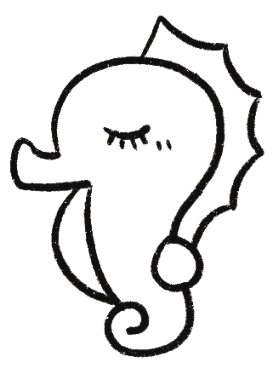 海马简笔画