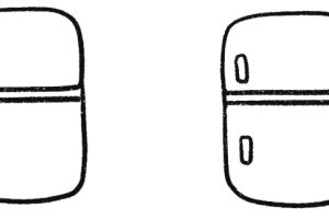 电冰箱简笔画