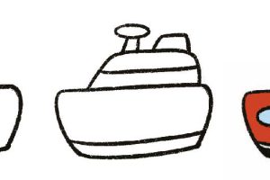 轮船简笔画