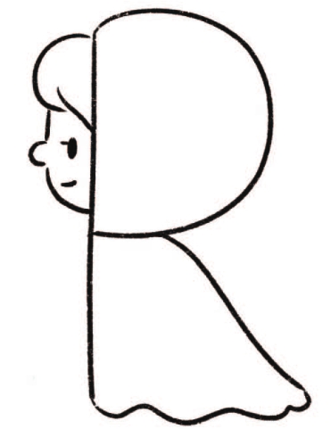 女孩简笔画