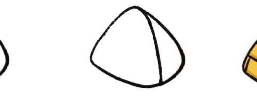 金字塔简笔画