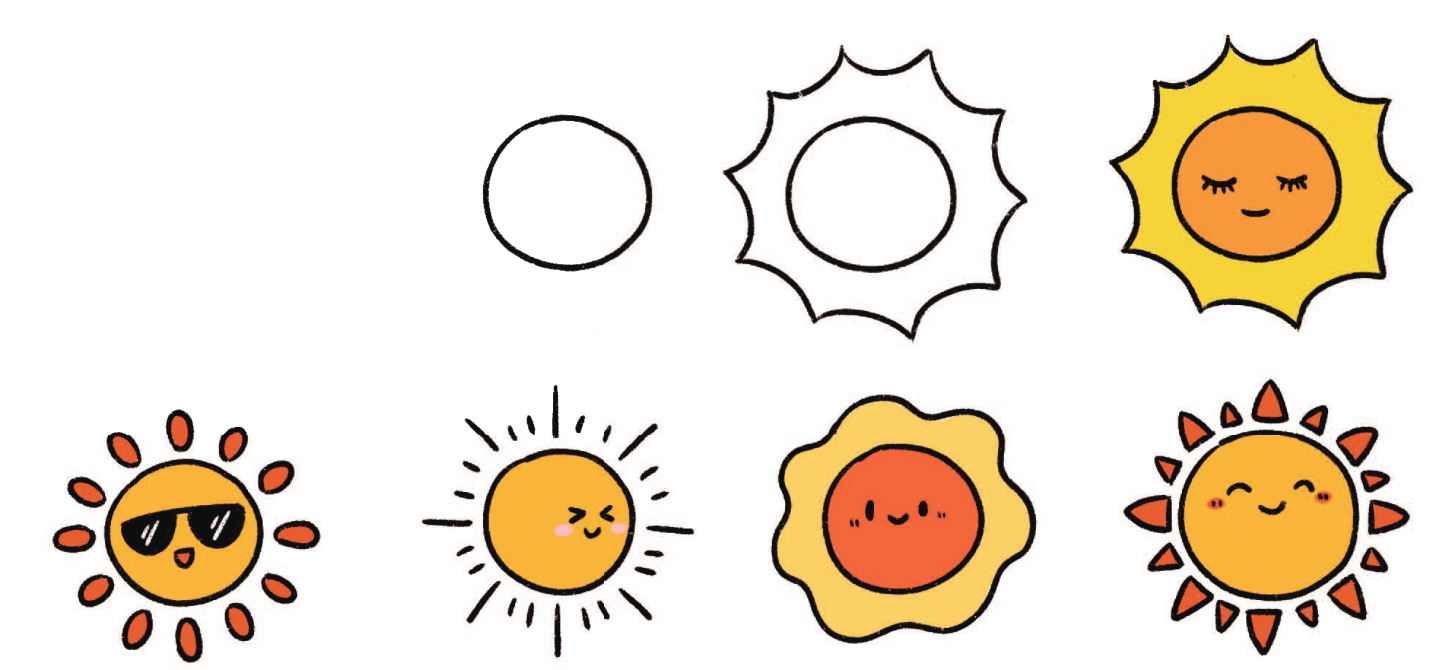 太阳简笔画