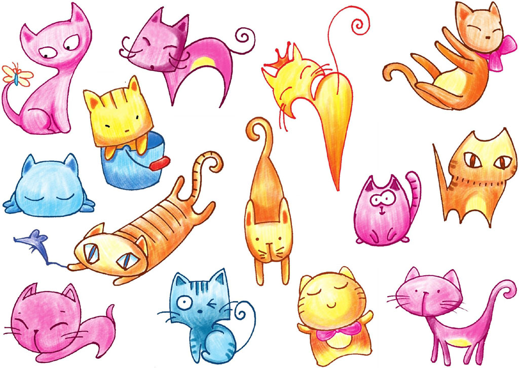 小猫简笔画