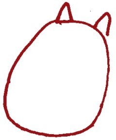 河马简笔画