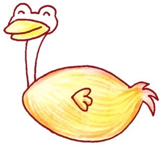 鸵鸟简笔画