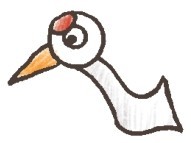 丹顶鹤简笔画