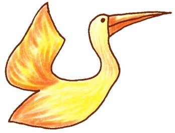 鹈鹕简笔画