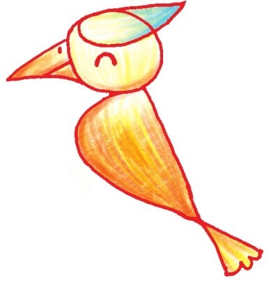 啄木鸟简笔画