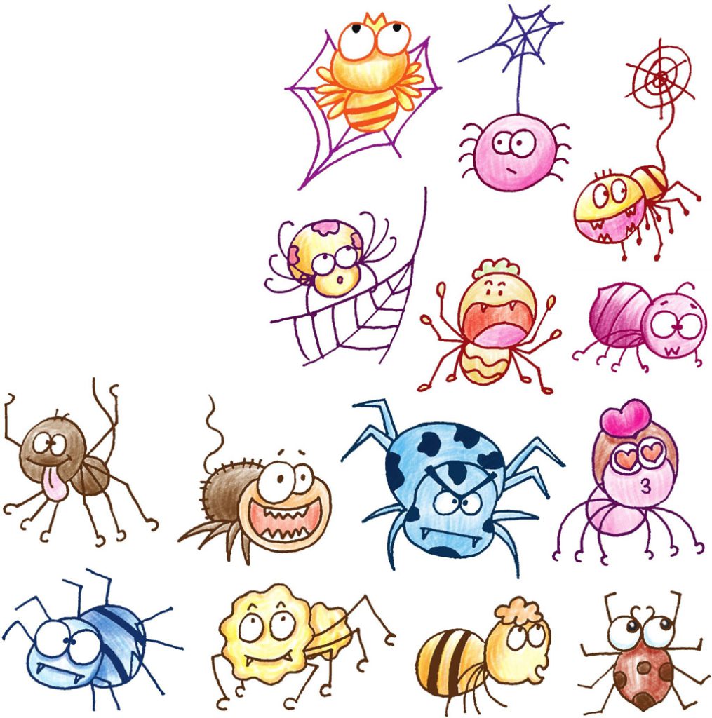 蜘蛛简笔画