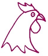 公鸡简笔画
