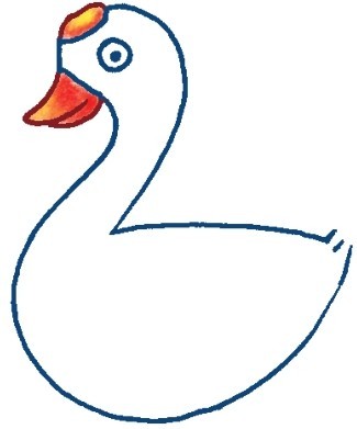 鹅简笔画