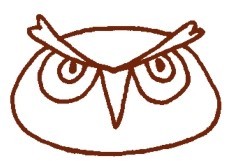 猫头鹰简笔画