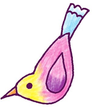 黄鹂简笔画