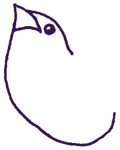 麻雀简笔画