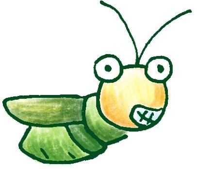 蝗虫简笔画