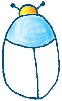 金龟子简笔画