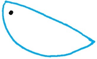 飞鱼简笔画