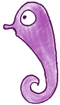 海马简笔画