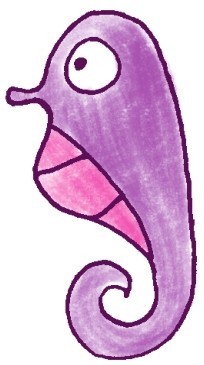 海马简笔画