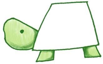 乌龟简笔画
