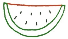 西瓜简笔画
