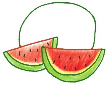 西瓜简笔画