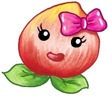 水蜜桃简笔画