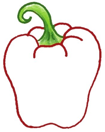青椒简笔画
