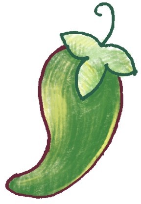 尖椒简笔画