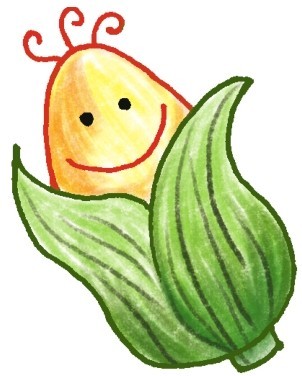 玉米简笔画